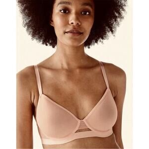 Tell Tale | Soma light pink mesh the innovator demi bra 34DD